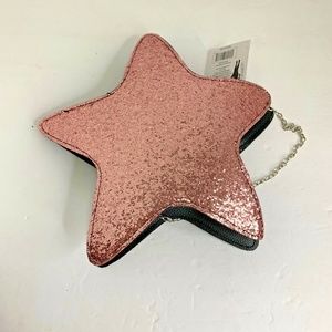 5 Style Star Shaped Purse Handbag Pink Sparkle Cha